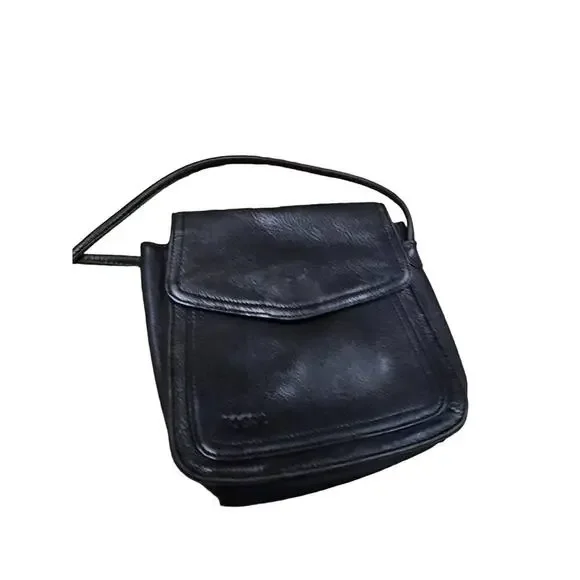 Fossil Black Smaller Pebble-Grain Leather Crossbody - Picture 4 of 9